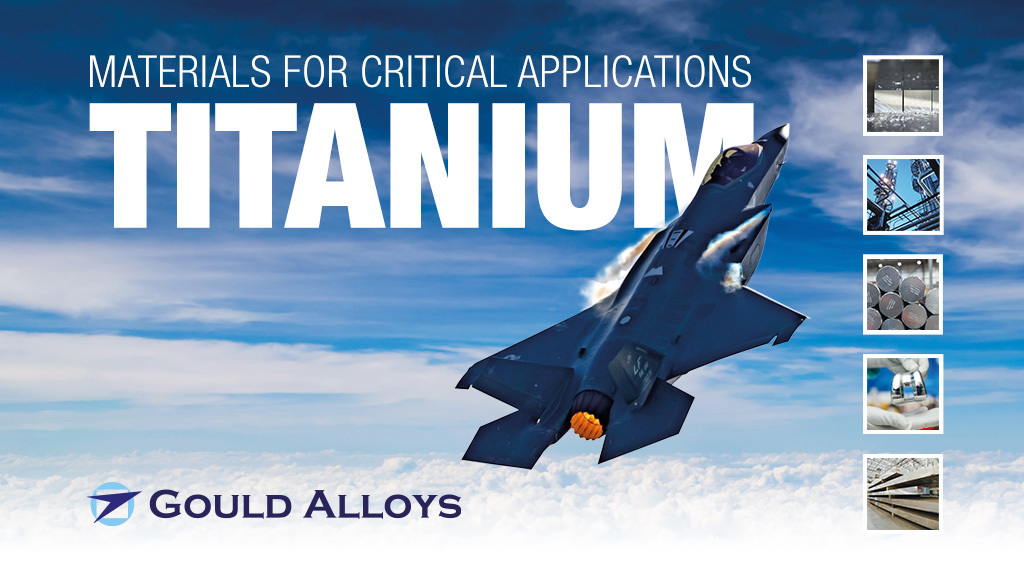 Image to represent GOULD ALLOYS EXPANDS TITANIUM SUPPLY CHAIN CAPABILITIES